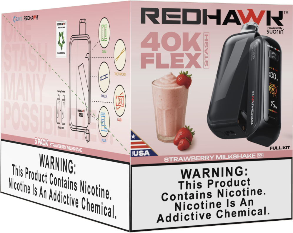 elf bar vape uk RedHawk 40K FLEX Stash Disposable Vape 40K Puff