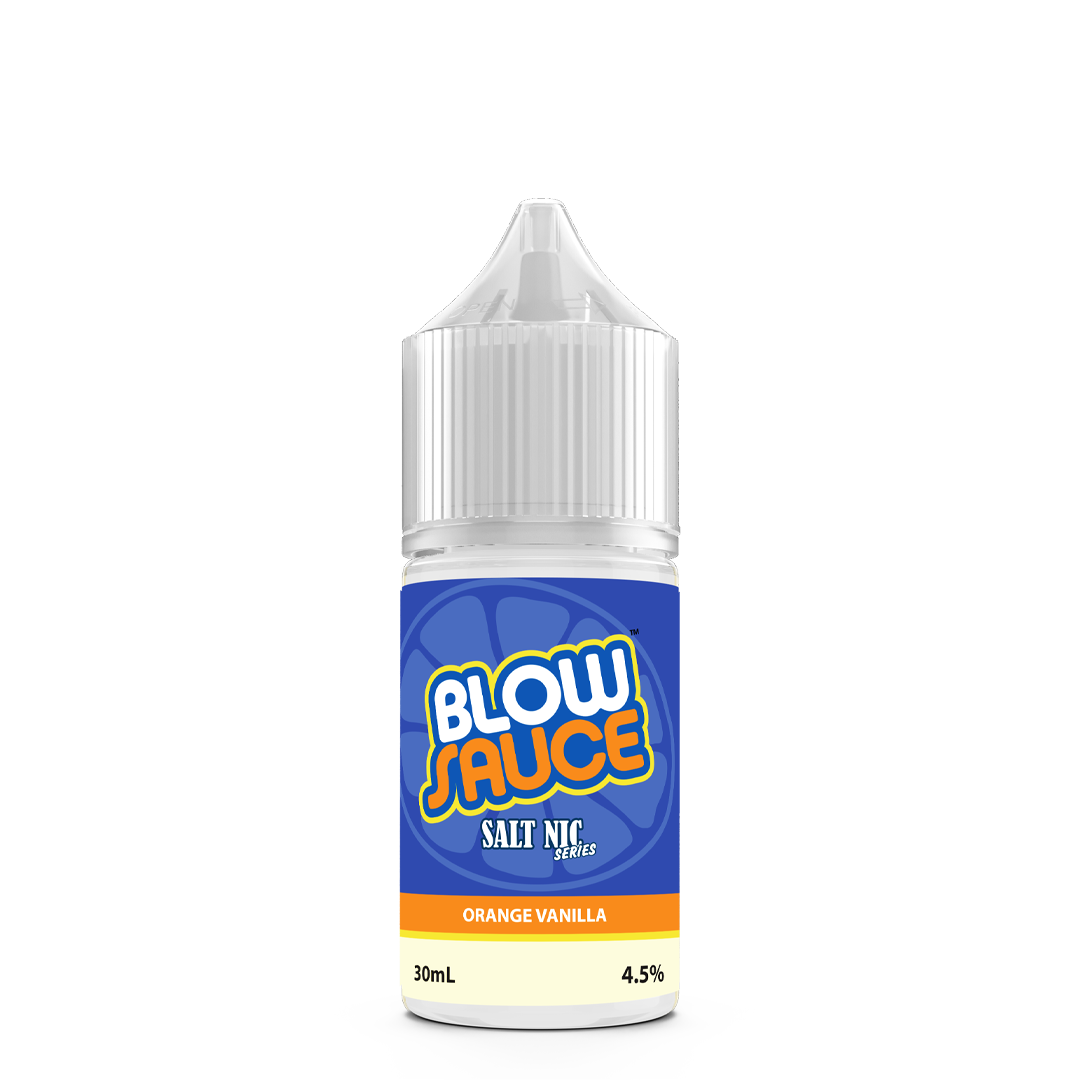 cream vape juice BlowSauce Orange eJuice by DripFire - 30mL Nic Salt Packaging:5 pack Pablos Cake Shop Blueberry Waffle Ice cream Syrup Does Vaping Make You