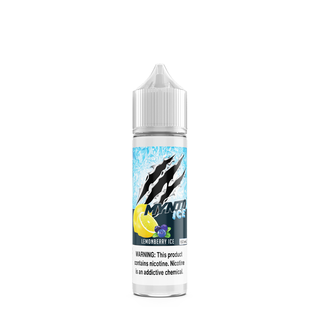 60 nic vape juice Mynto Ice LemonBerry E-Juice by DripFire - 30mL Nic Salt