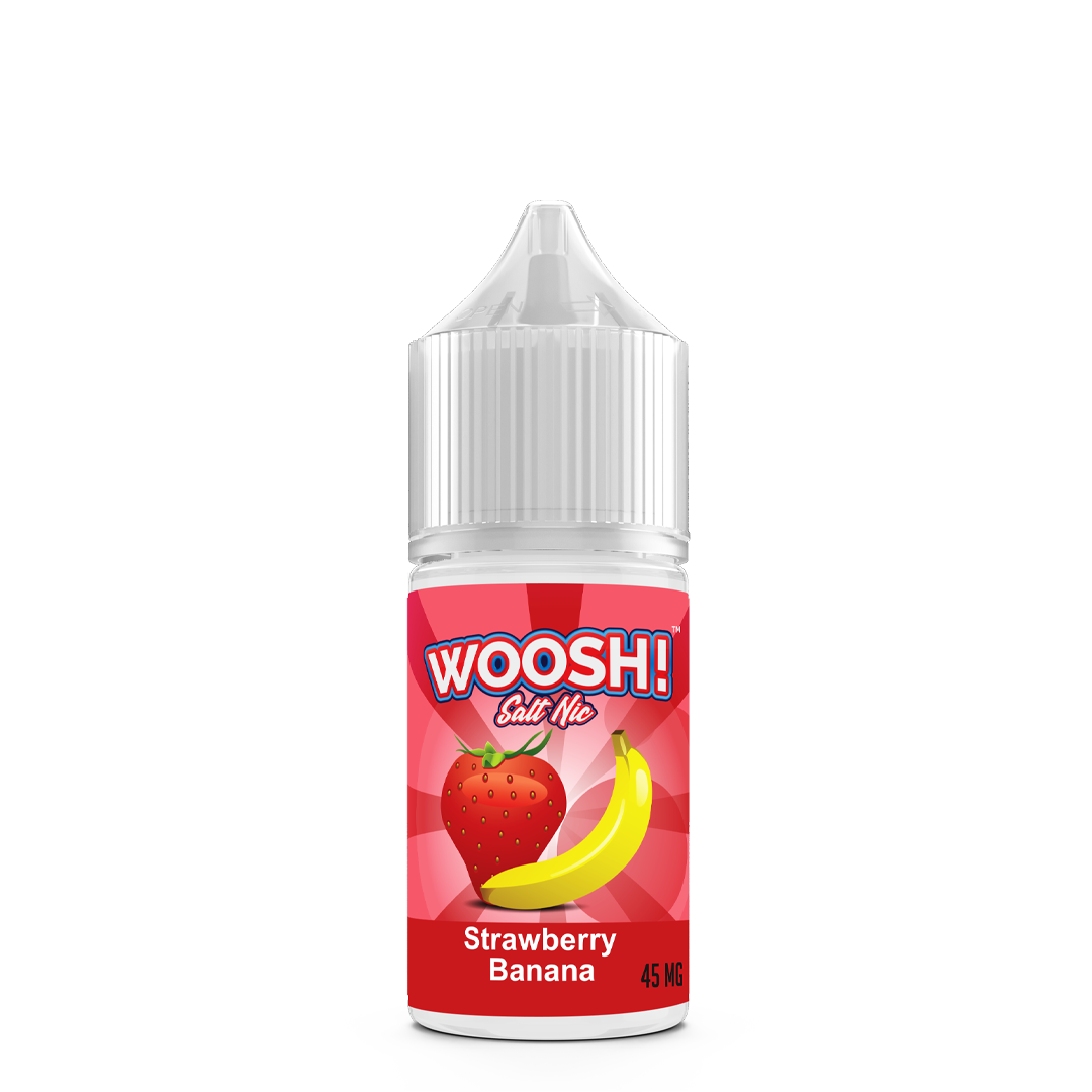 strawnana vape juice STRAWBERRY BANANA Woosh eJuice - Salt Nic 30mL Choose Flavor:Raspberry Peach Lime 4 refillable vuse pod How