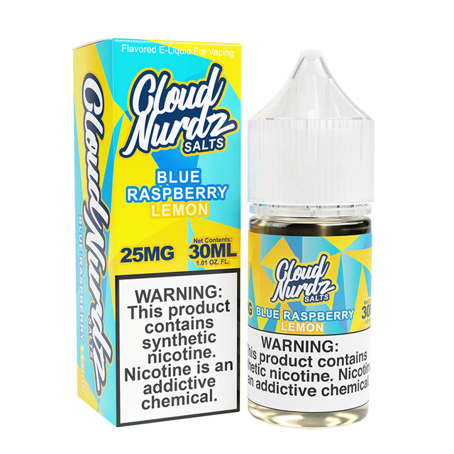 Blue Raspberry Lemon Salt Nic E-Juice by Cloud Nurdz - 30mL