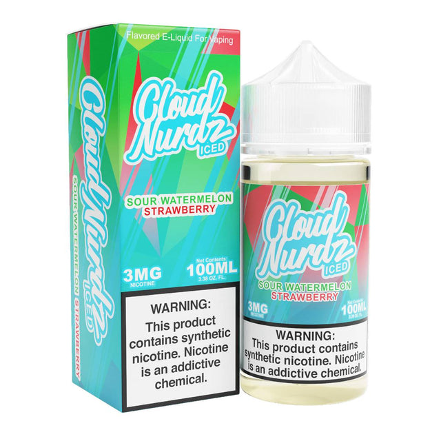 Cloud Nurdz Freebase Vape Juice | Fruit, Candy & Iced | 100mL