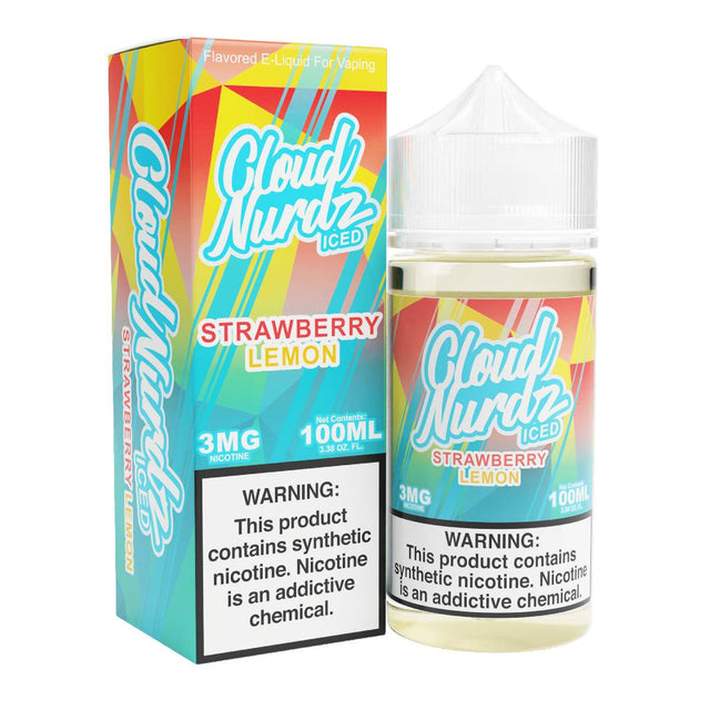 Cloud Nurdz Freebase Vape Juice | Fruit, Candy & Iced | 100mL
