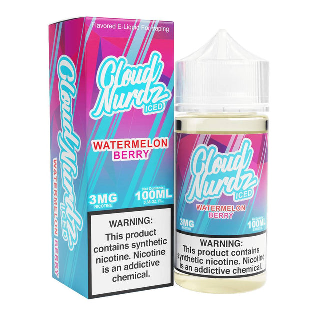 Cloud Nurdz Freebase Vape Juice | Fruit, Candy & Iced | 100mL