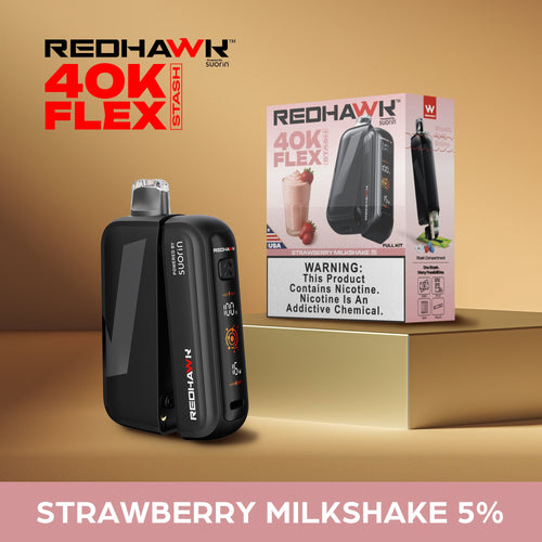 strawberry milkshake disposable vape RedHawk 40K FLEX Stash 40K Puff Choose Flavor:Sweet Ripe Mango Ice lost marry best brand of vape