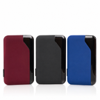 Wallet Pod System in Maroon, Stealth Black, and Blue, slim card-style vape devices recommended as alternatives for Suorin Air users