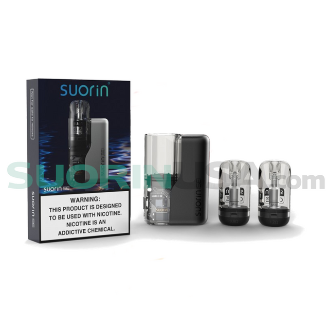 Suorin SE Vape Pod System - Black | Best Vape Device 2024 Suorin SE Vape Pod System - Black | Best Vape Device 2024
