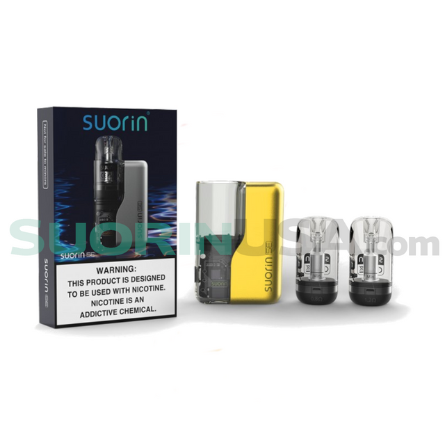 Suorin SE Vape Pod System - Hornet Yellow | Best Vape Device 2024 Suorin SE Vape Pod System - Hornet Yellow | Best Vape Device 2024