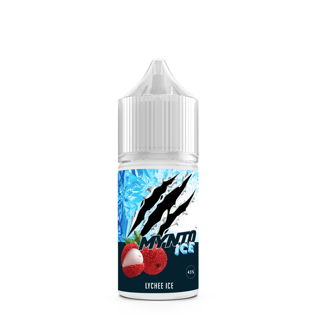 lychee ice vape juice salt nic Mynto Ice Lychee E-Juice by DripFire - 30mL Nic Salt