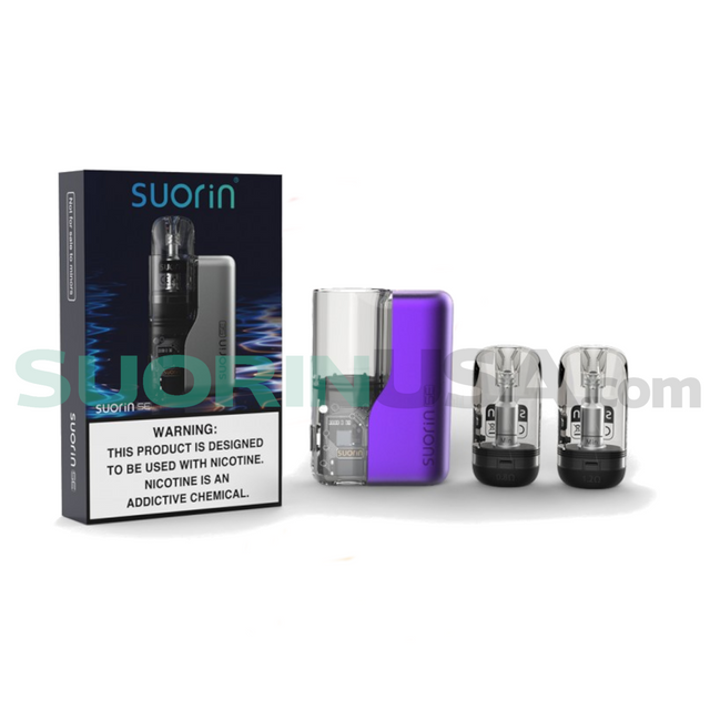 Suorin SE Vape Pod System - Purple | Best Vape Device 2024 Suorin SE Vape Pod System - Purple | Best Vape Device 2024