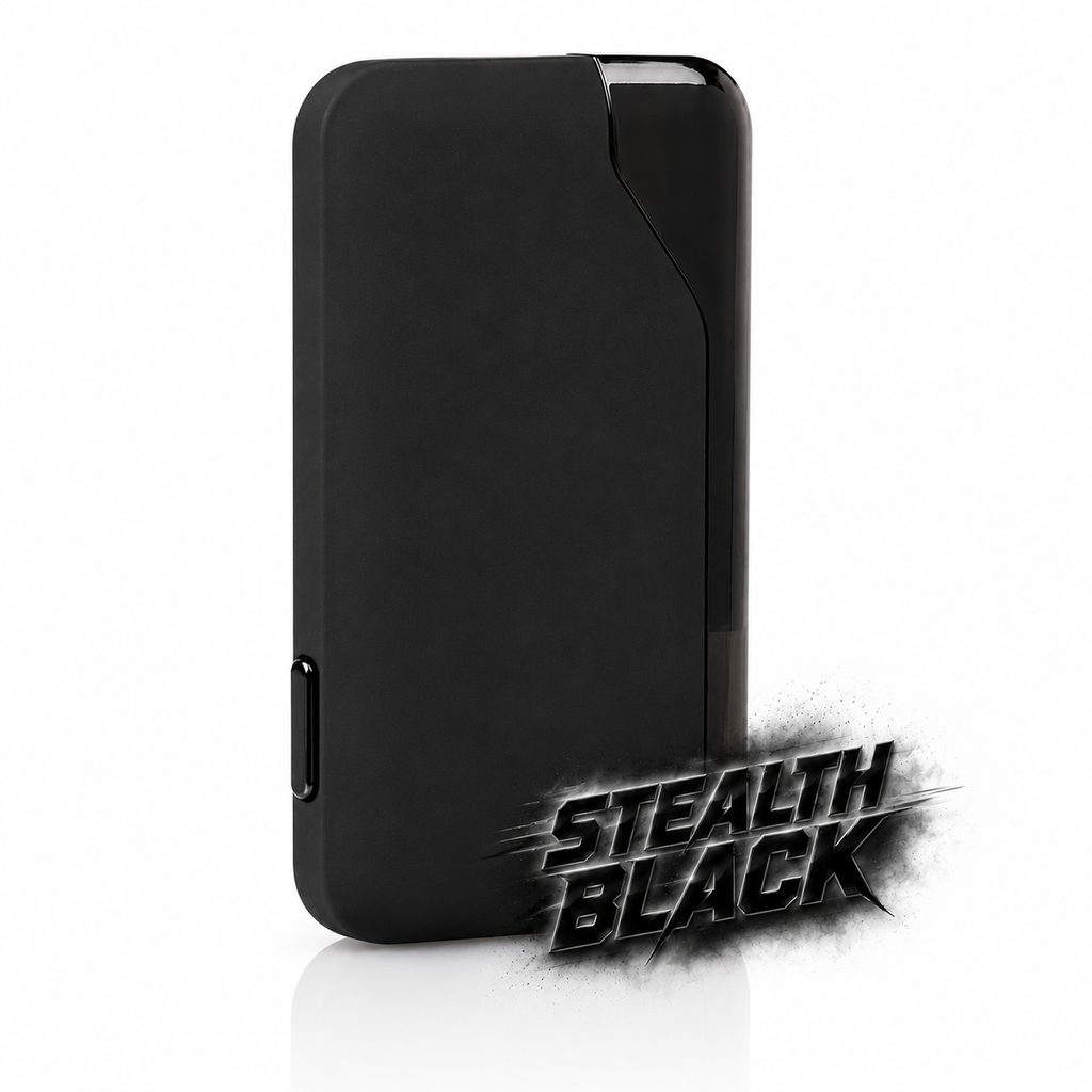 Slik Stealth Black Pod System, a slim card-style vape device recommended as an alternative for Suorin Air users