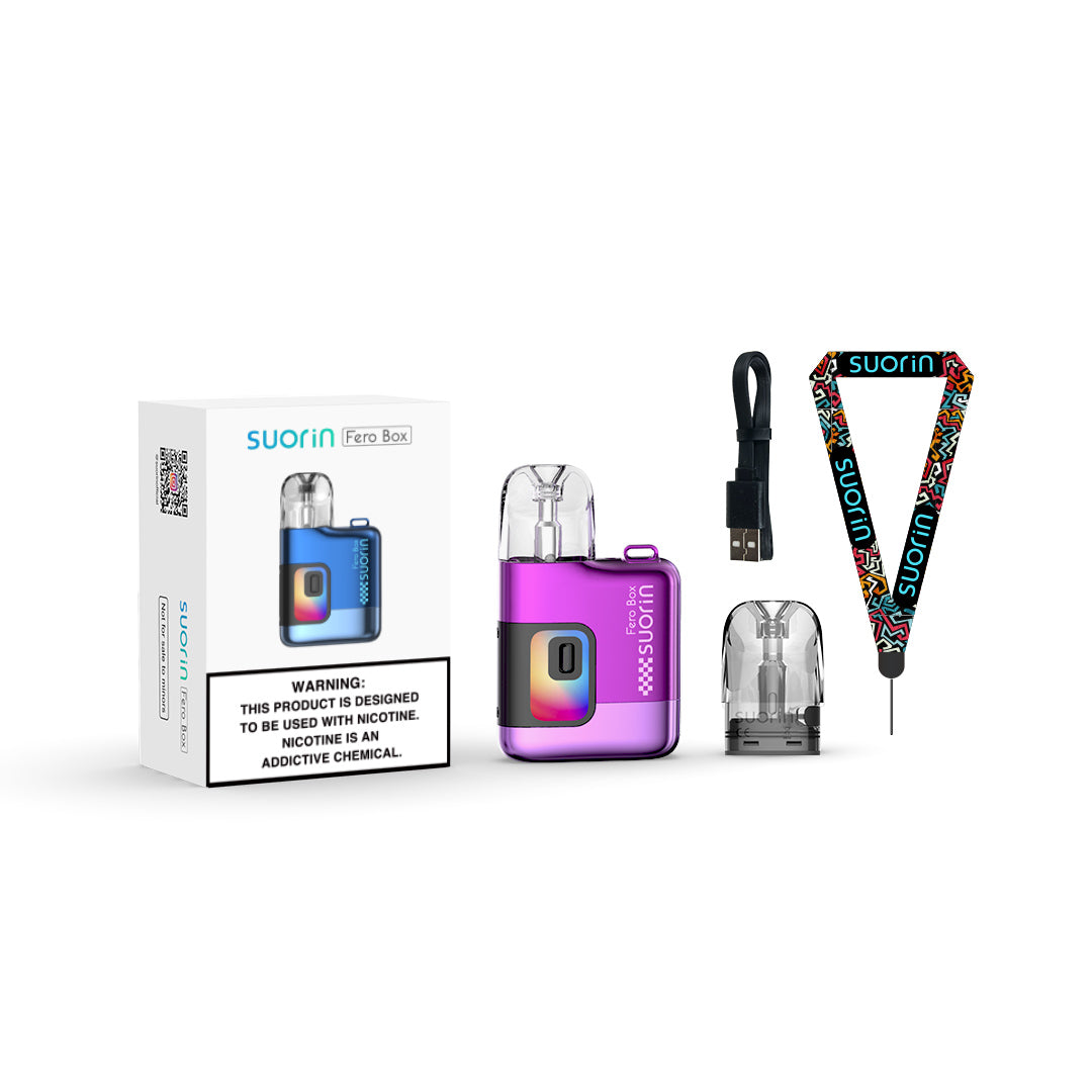 orchid vape battery Suorin Fero Box Compact Pod System 40000 puffs Humo Azul 20mg Disposable Flavors:Lime Sparkle 3%