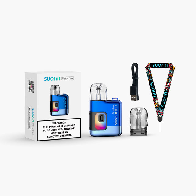 Suorin Fero Box Compact Pod System | Prism Blue Suorin Fero Box Compact Pod System | Prism Blue