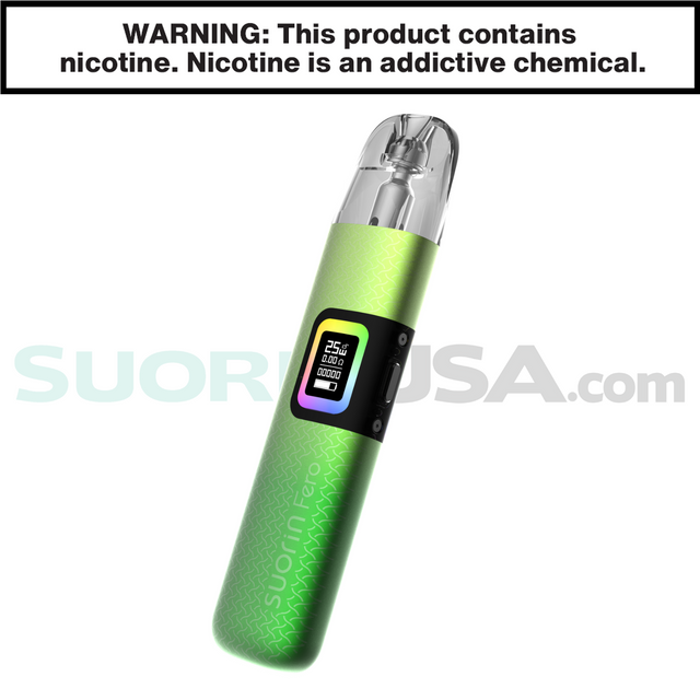 Suorin Fero Vape Pod System - Ganja Green Suorin Fero Vape Pod System - Ganja Green
