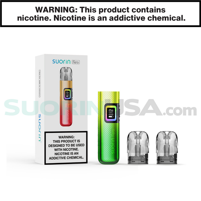 Suorin Fero Vape Pod System - Ganja Green Suorin Fero Vape Pod System - Ganja Green