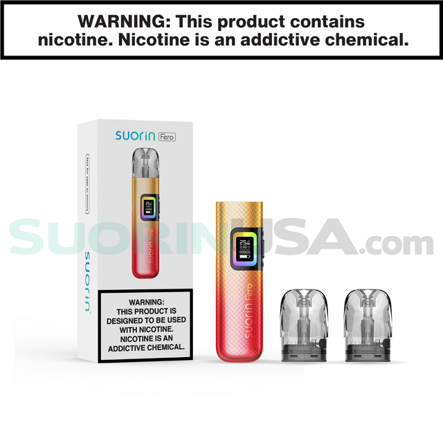Suorin Fero Vape Pod System - Hot Flame Suorin Fero Vape Pod System - Hot Flame