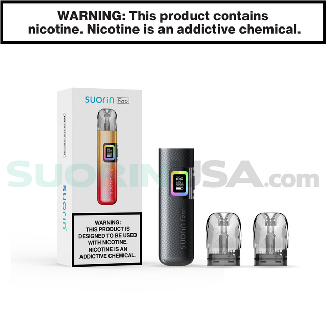 Suorin Fero Vape Pod System - Stealth Black Suorin Fero Vape Pod System - Stealth Black