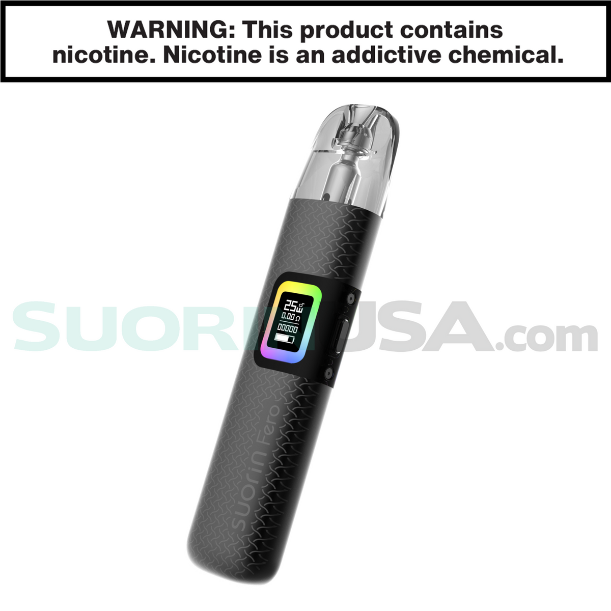 Suorin Fero Vape Pod System - Stealth Black