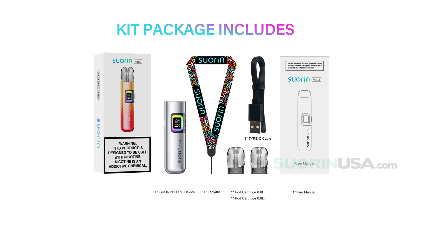 Suorin Fero Lipstick Package