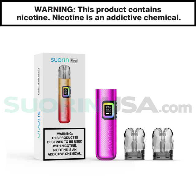 Suorin Fero Vape Pod System - Lipstick Suorin Fero Vape Pod System - Lipstick
