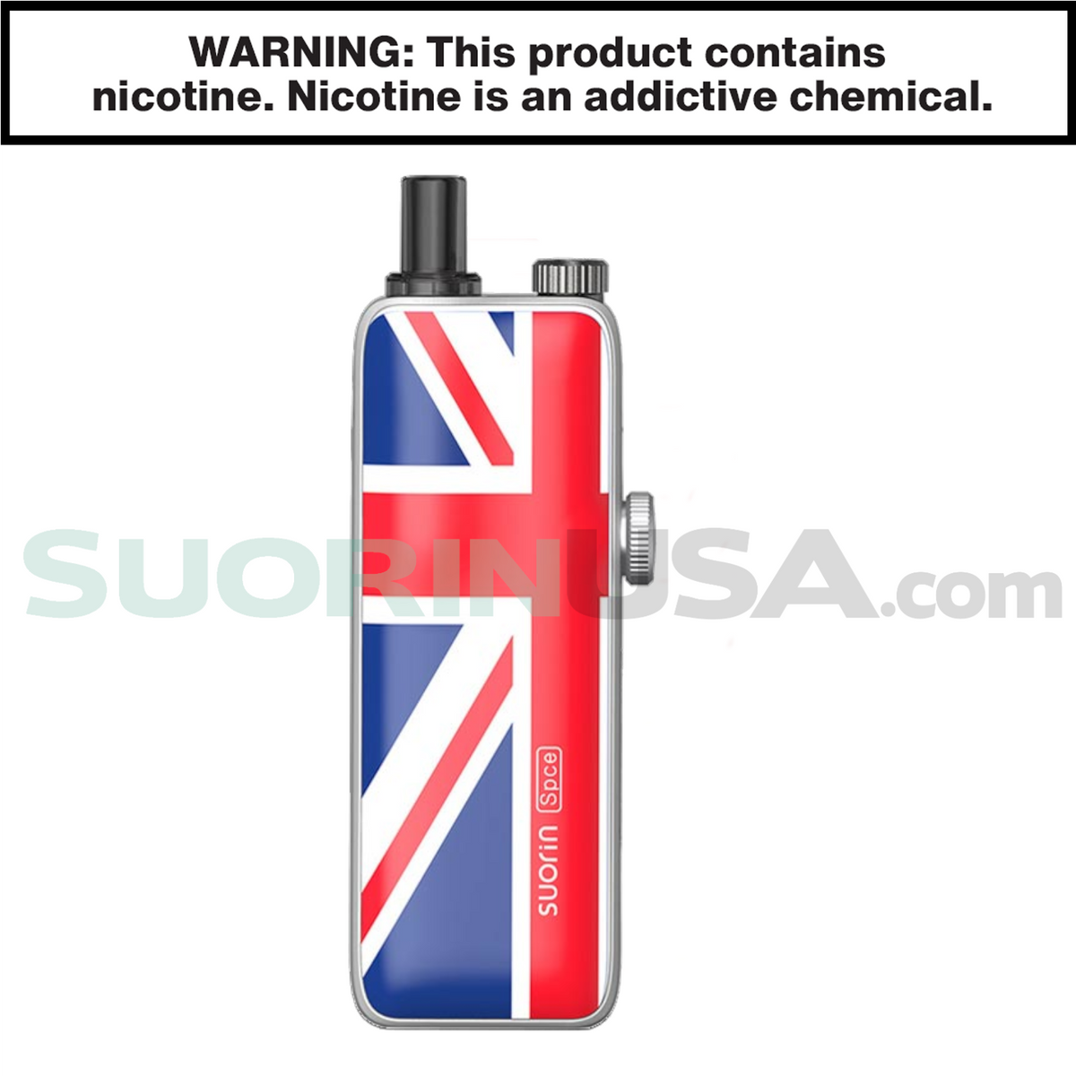 Suorin SPCE Vape Kit - Union Jack British Flag Suorin SPCE Vape Kit - Union Jack British Flag