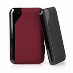 Wallet Crimson Velvet and Stealth Black Pod Systems showing the slim side profile, recommended as alternatives for Suorin Air users