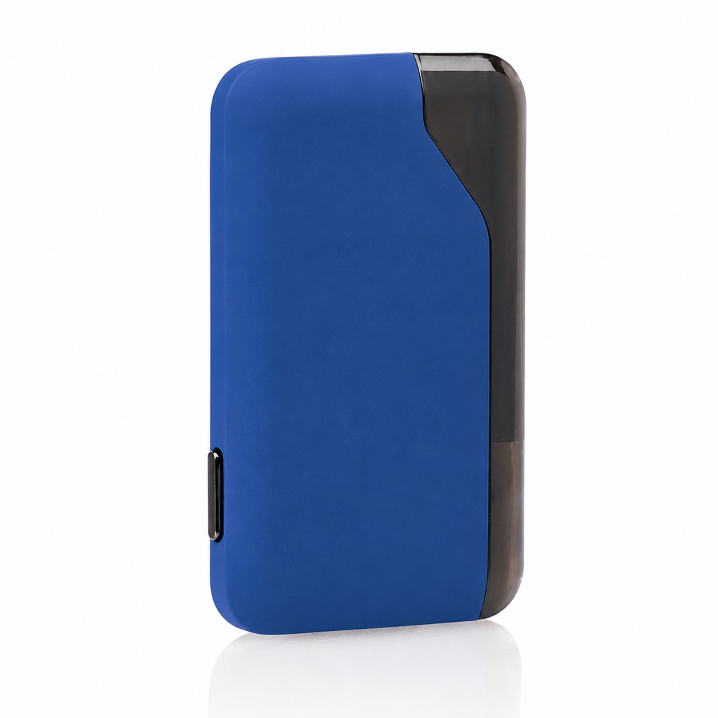 Wallet Electric Blue Pod System, a slim card-style vape device recommended as an alternative for Suorin Air users
