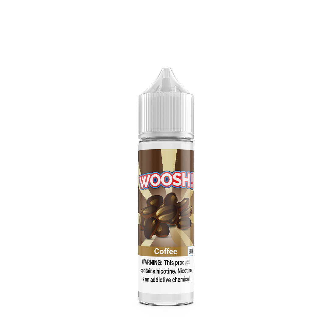 Coffee Woosh Vape eJuice - 60mL Standard Freebase Nicotine Coffee Woosh Vape eJuice - 60mL Standard Freebase Nicotine