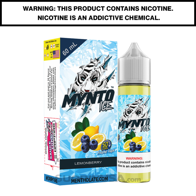 Mynto Ice LemonBerry Regular Nicotine 60mL