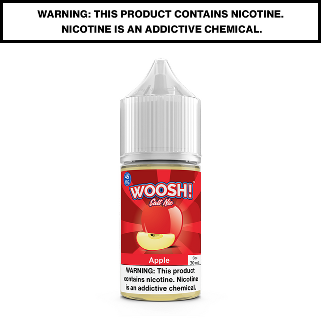 Red Apple Woosh Vape eJuice Salt Nic