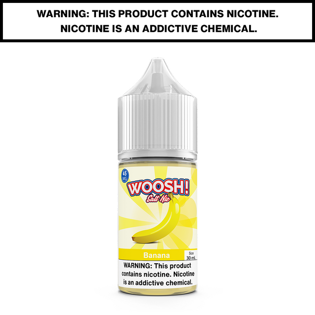 Banana Woosh Vape eJuice Salt Nic