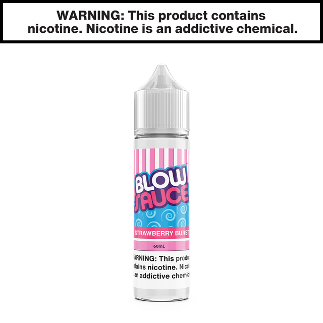 Vape Juice 60mL eliquid Blow Sauce Strawberry Taffy