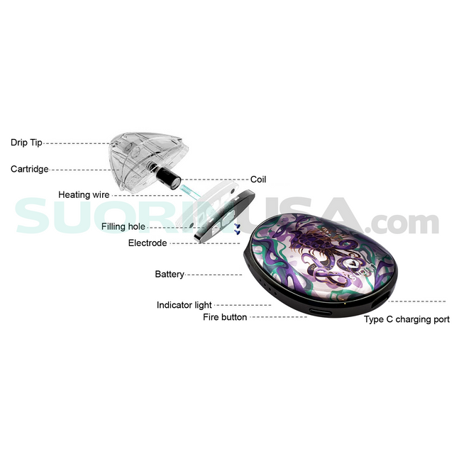 Suorin Drop 2 Vape Open Pod System - Purple Amber | SUORIN USA Suorin Drop 2 Vape Open Pod System - Purple Amber | SUORIN USA