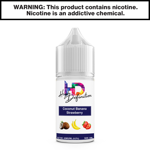 Hi Def - Coconut Banana Strawberry 30mL Salted Vape