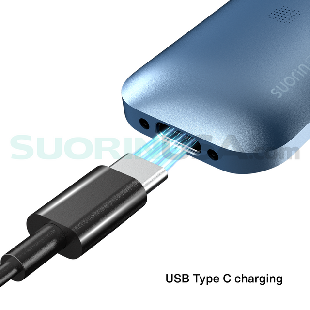 suorin air mini light blue charger cable