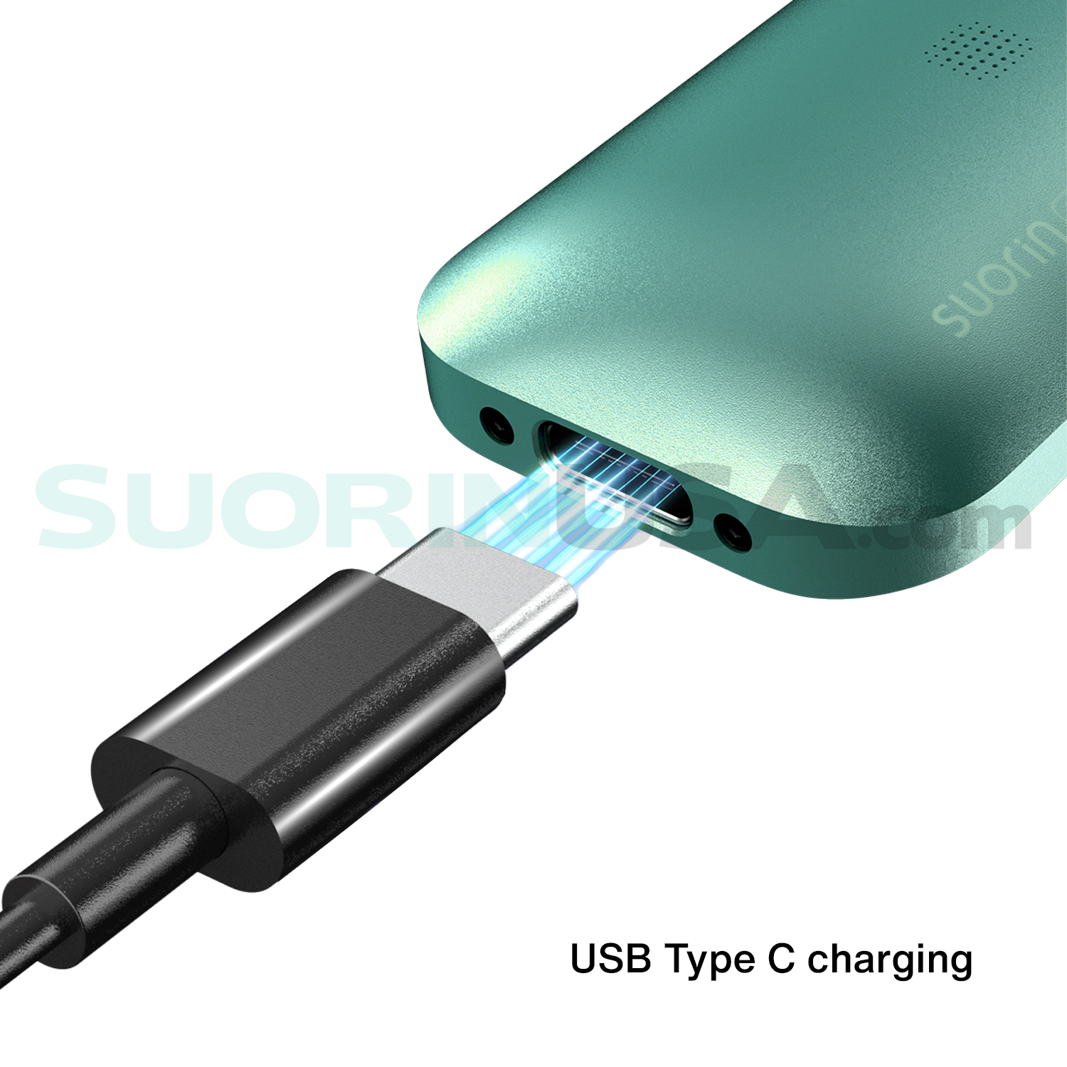 suorin air mini mint green cables
