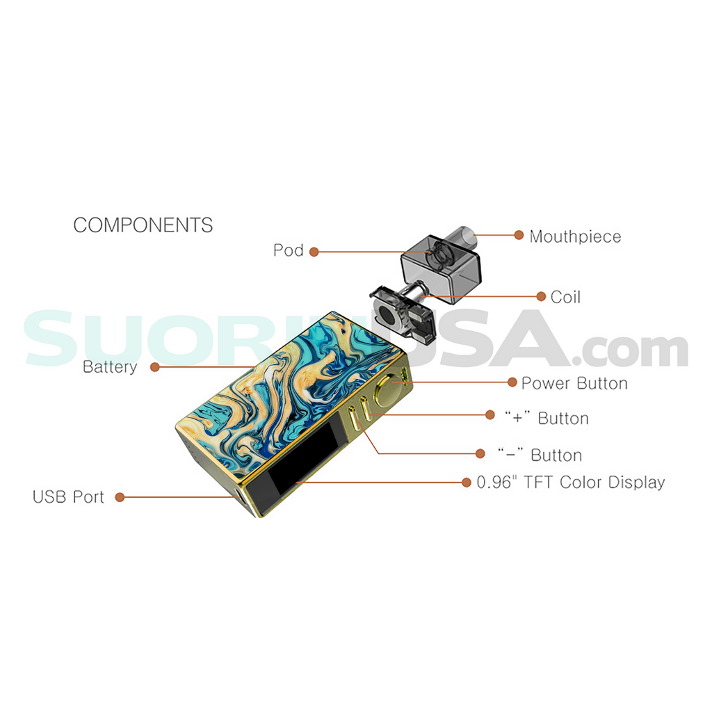 Suorin Elite GOLD Pod System 40W 9