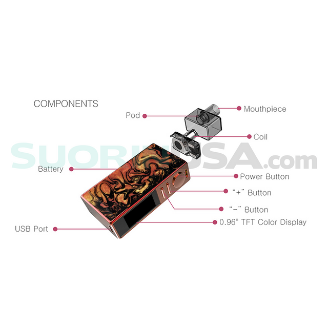 Suorin Elite RED Pod System 40W 9
