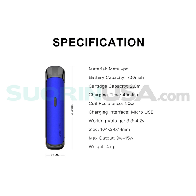 Suorin Shine Diamond Blue - Pod System 13W