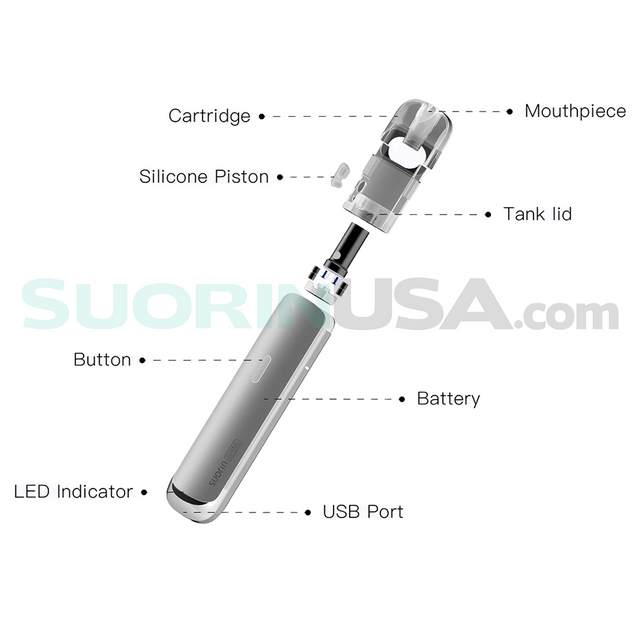 Suorin Shine Silver Parts