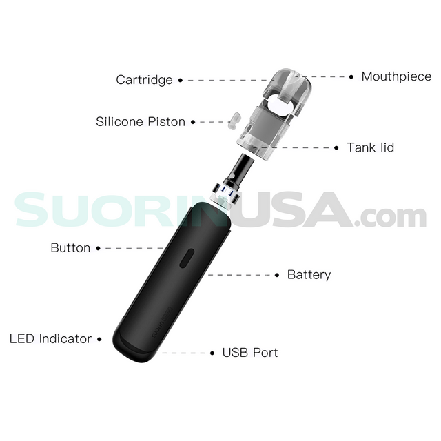 Suorin Shine SPACE GRAY - Pod System 13W | SuorinUSA.com Suorin Shine SPACE GRAY - Pod System 13W | SuorinUSA.com